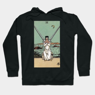 Two of Swords Tarot Hoodie